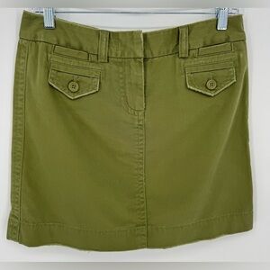 J. Crew Vintage Women's Classic Twill Chino Mini Skirt